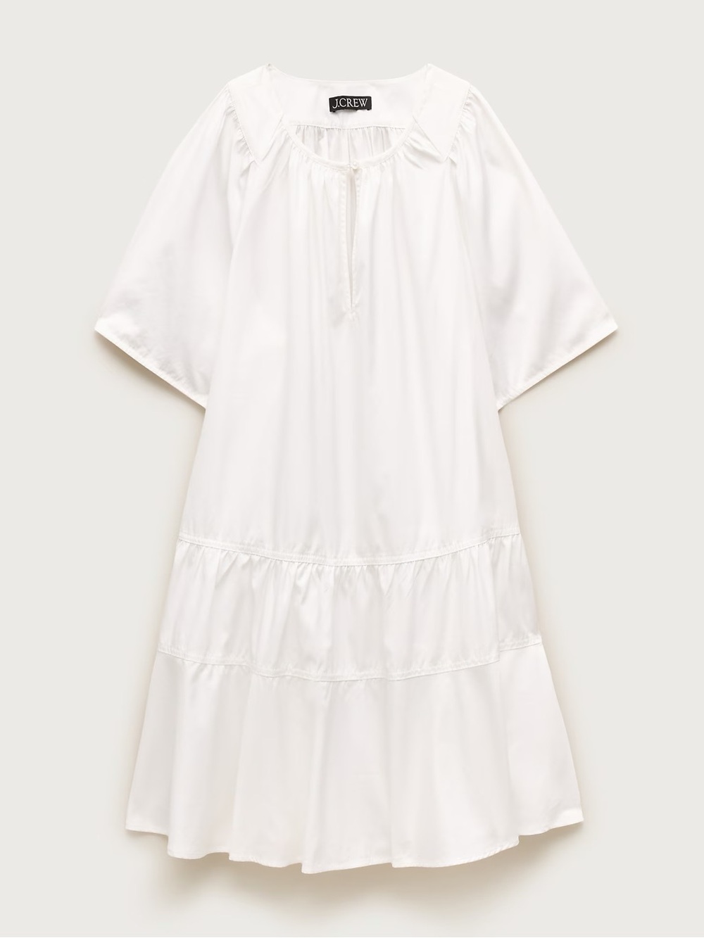 J. Crew Tiered Popover Dress